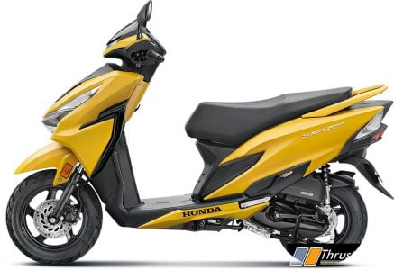 2020 Honda Grazia BS6 Matte-Cyber-Yellow