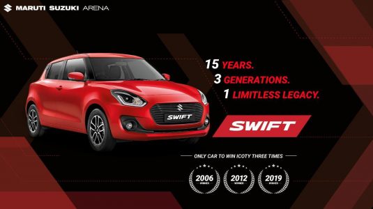 Legendary Hatchback Maruti Swift Completes 15 Years