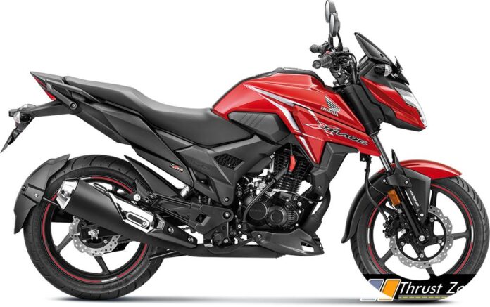 pearl-spartan-red-2020 BS6 Honda X-Blade