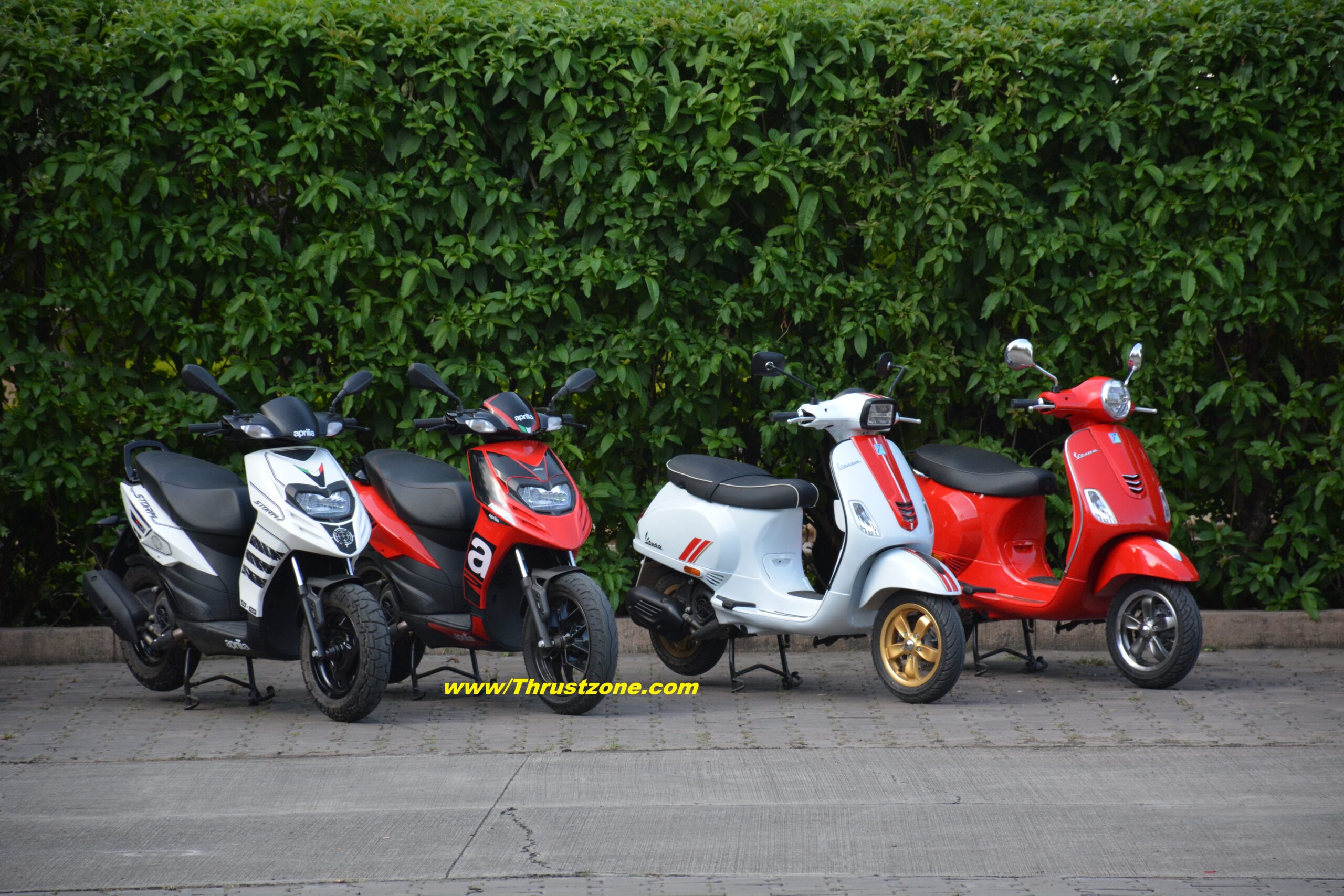 2020 Vespa And Aprilia scooters