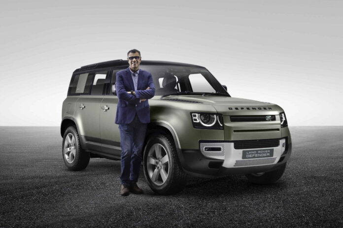 Rohit Suri, President & MD, JLRIL with the New Land Rover Defender copy