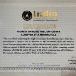 TVS Sport India Book of Records