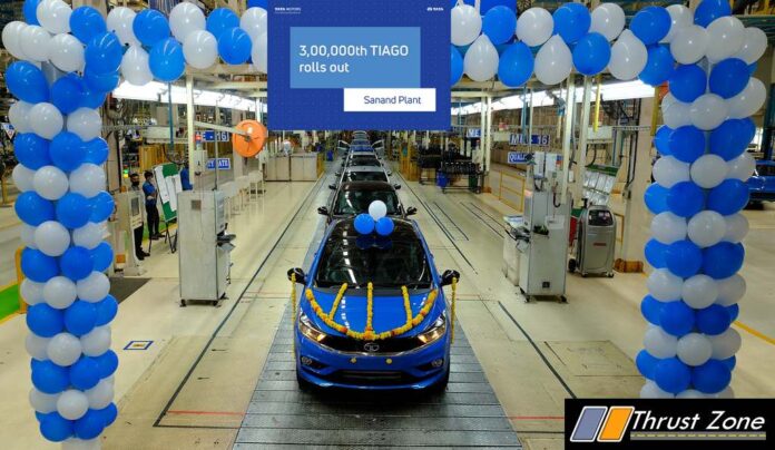 Tata Motors Tiago Hits The 3 Lakh Roll Out Milestone