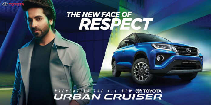 Toyota Urban Cruiser Brand Ambassador Is Ayushmann Khurrana