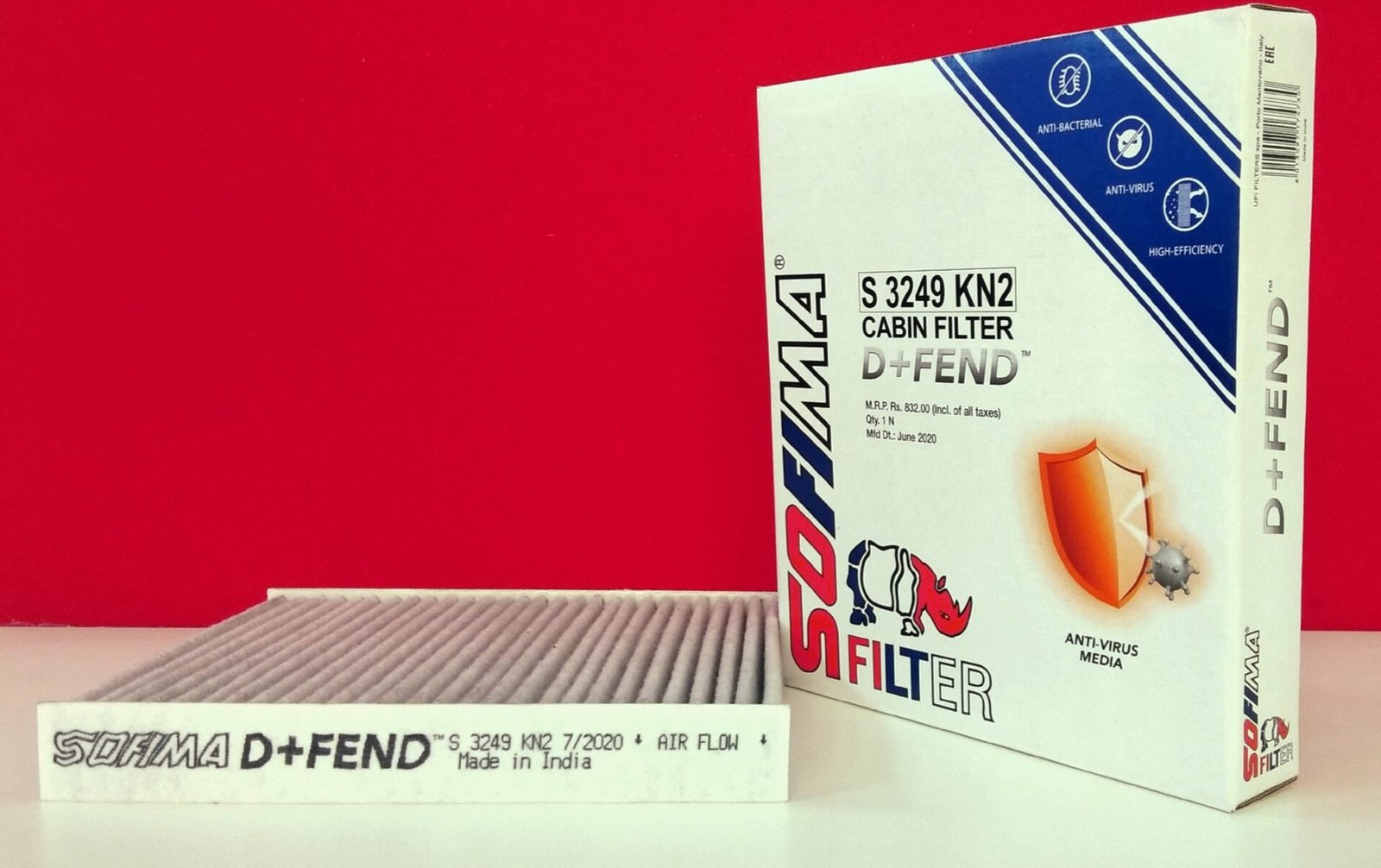 UFI Filters Sofima D+Fend Anti-Virus Cabin Air Filter Launched In India