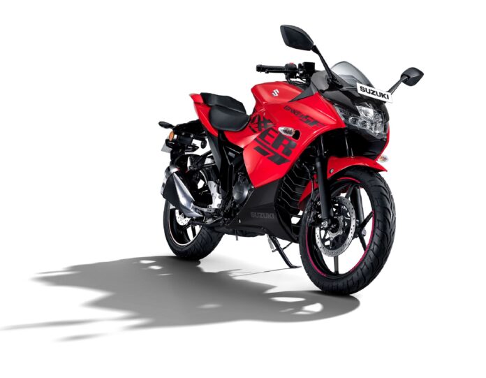 2021 Suzuki Gixxer SF_Pearl Mira red