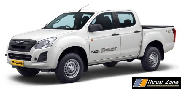 BS6 2020 Isuzu D-Max S-Cab_Rear