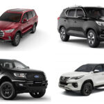 MG Gloster vs Toyota Fortuner vs Ford Endeavour vs Mahindra Alturas G4 Specification Comparison
