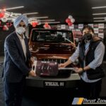 All-New Mahindra Thar Auction Winner – Key Handover Picture