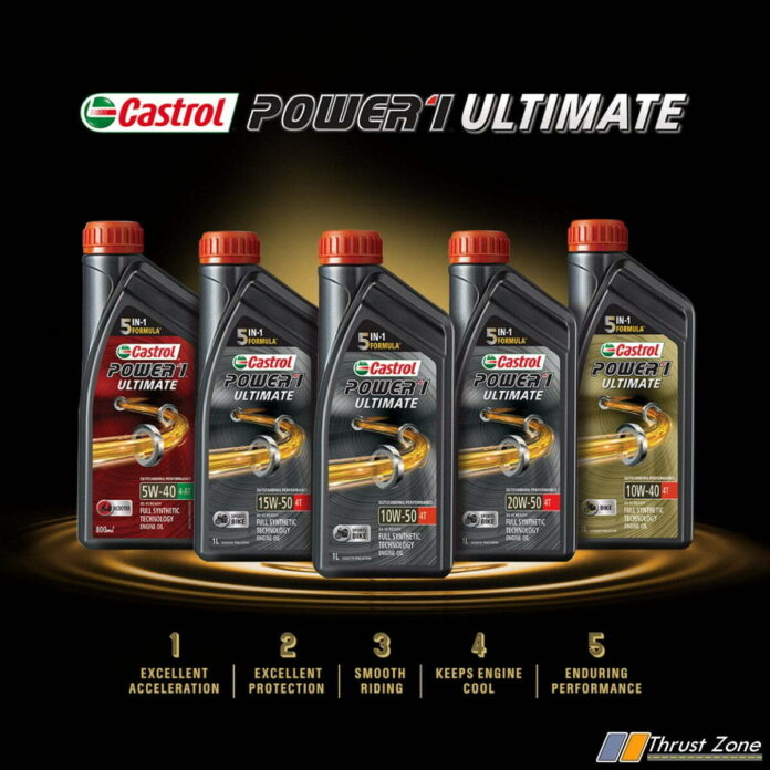 Castrol POWER1 ULTIMATE Full Synthetic Oil Launched!