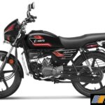 Hero Splendor+ Black and Accent in Bettle Red