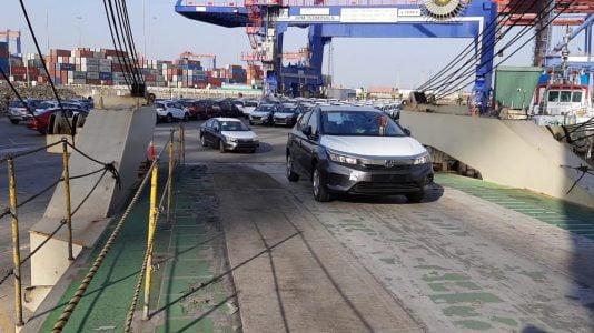 Export of Honda City to Left Hand Drive countries from India 1