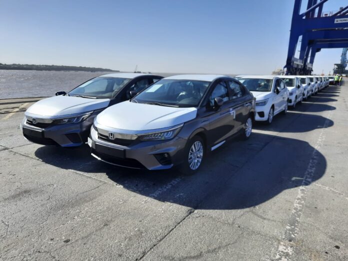 Export of Honda City to Left Hand Drive countries from India 2