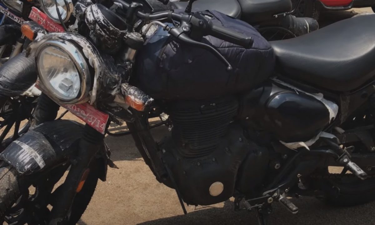 Royal Enfield Hunter Spied Testing Meter Revealed