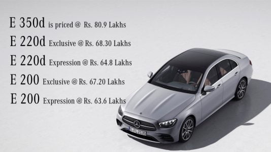 Mercedes-Benz Launches 2021 LBW E-Class in India