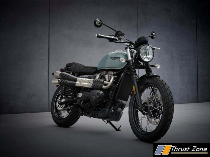 2021- india-Triumph Street Scrambler