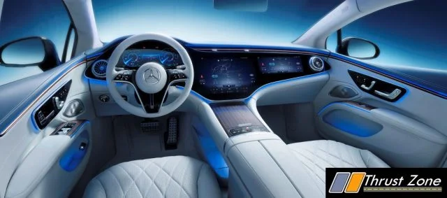 Mercedes EQS, Interior, MBUX HyperscreenMercedes-EQ, EQS, Interior, MBUX Hyperscreen