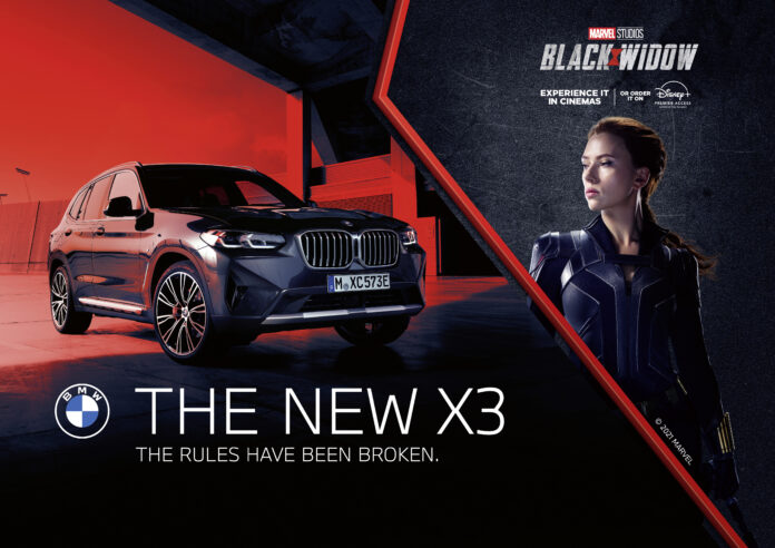 BMW And Marvel Studios Collaborate For Black Widow Movie