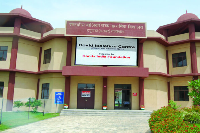 Honda India Foundation opens COVID-19 isolation centre in Tapukara (Raja...