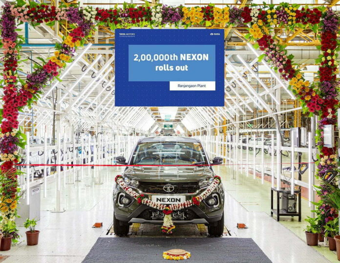 Tata Produces Two Lakh Nexon Units