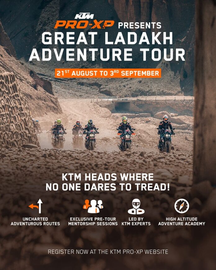 KTM Announces Great Ladakh Adventure Tour