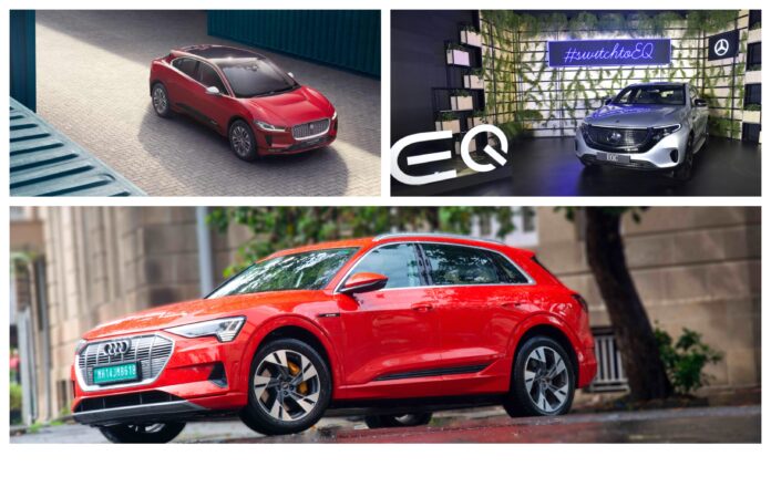 Jaguar i-Pace vs Audi E-Tron Vs Mercedes EQC - Specification Comparison