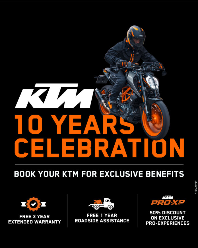 KTM 10 year celebration