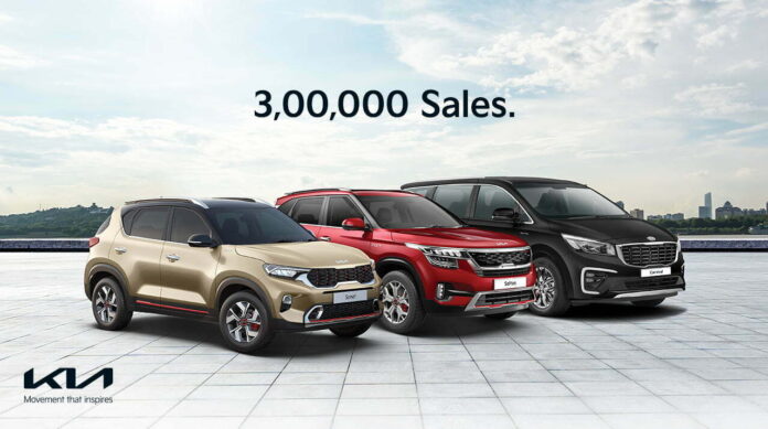 Kia-India-3,00,000 sales