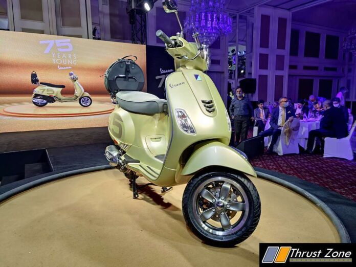 Vespa 75'th Anniversary Edition Launched in India - Happy Birthday Vespa! (1)