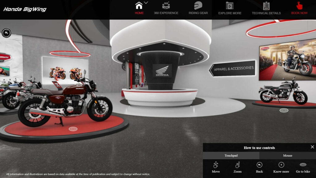 Honda 2Wheelers Launches BigWing Virtual Showroom (2)
