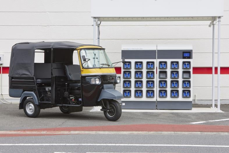 Honda To Begin Battery Sharing Service for Rickshaws In India - In Mid 2022