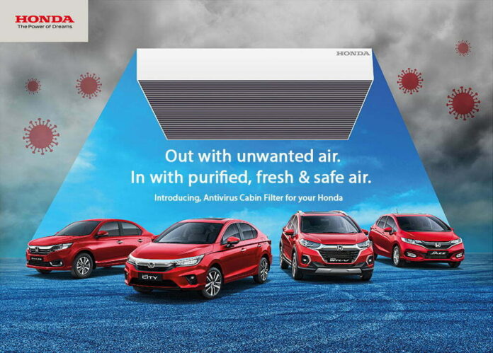 Honda Cars India Launches Antivirus Cabin Air-filter For All Cars (1)