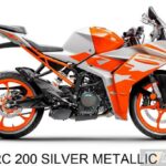 KTM RC 200 Silver Metallic