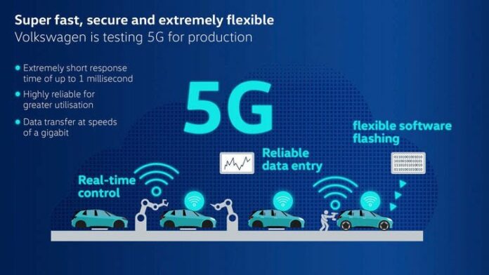 Volkswagen Tests 5G Production As It Is On Its Way To Ready Smart Factories