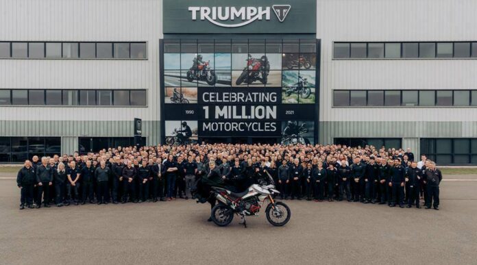 Triumph Manufacturers One Million Units From Iconic Hinckley Factory! (1)