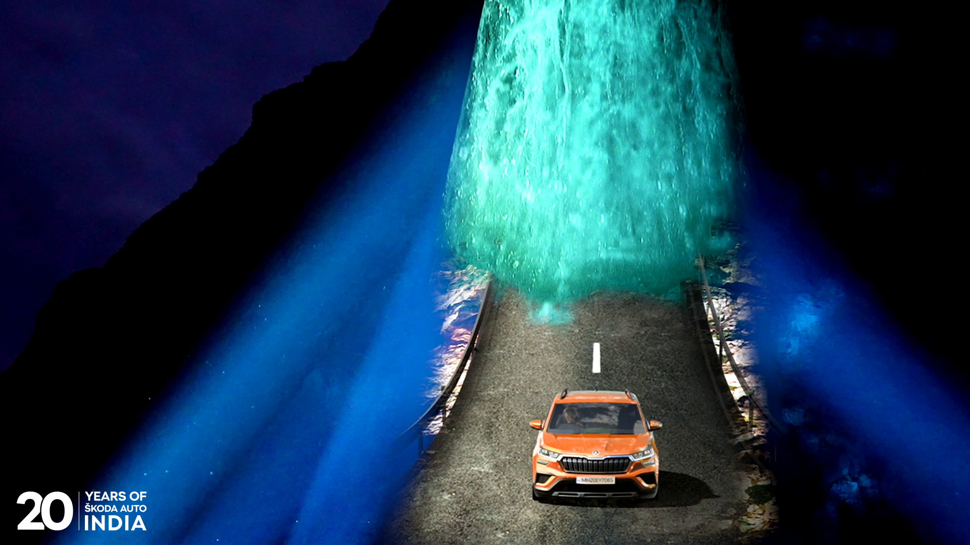 Skoda Celebrates 20 Years In India! Highest 3D Projection In The Country At Rohtang pass