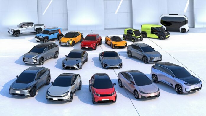 Toyota Group Unveils 15 Future Electric Vehicles