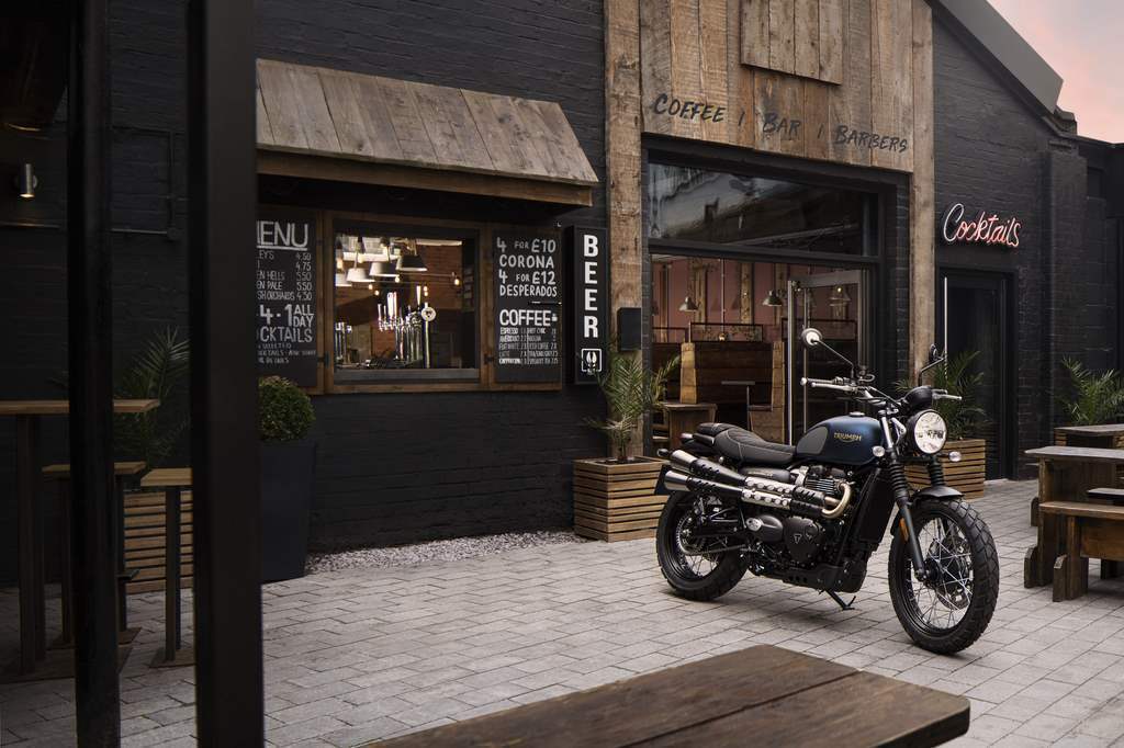 Triumph Scrambler Gold Line India