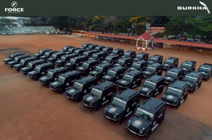 49 All-New Force Gurkha Supplied To Kerala State Police (1)