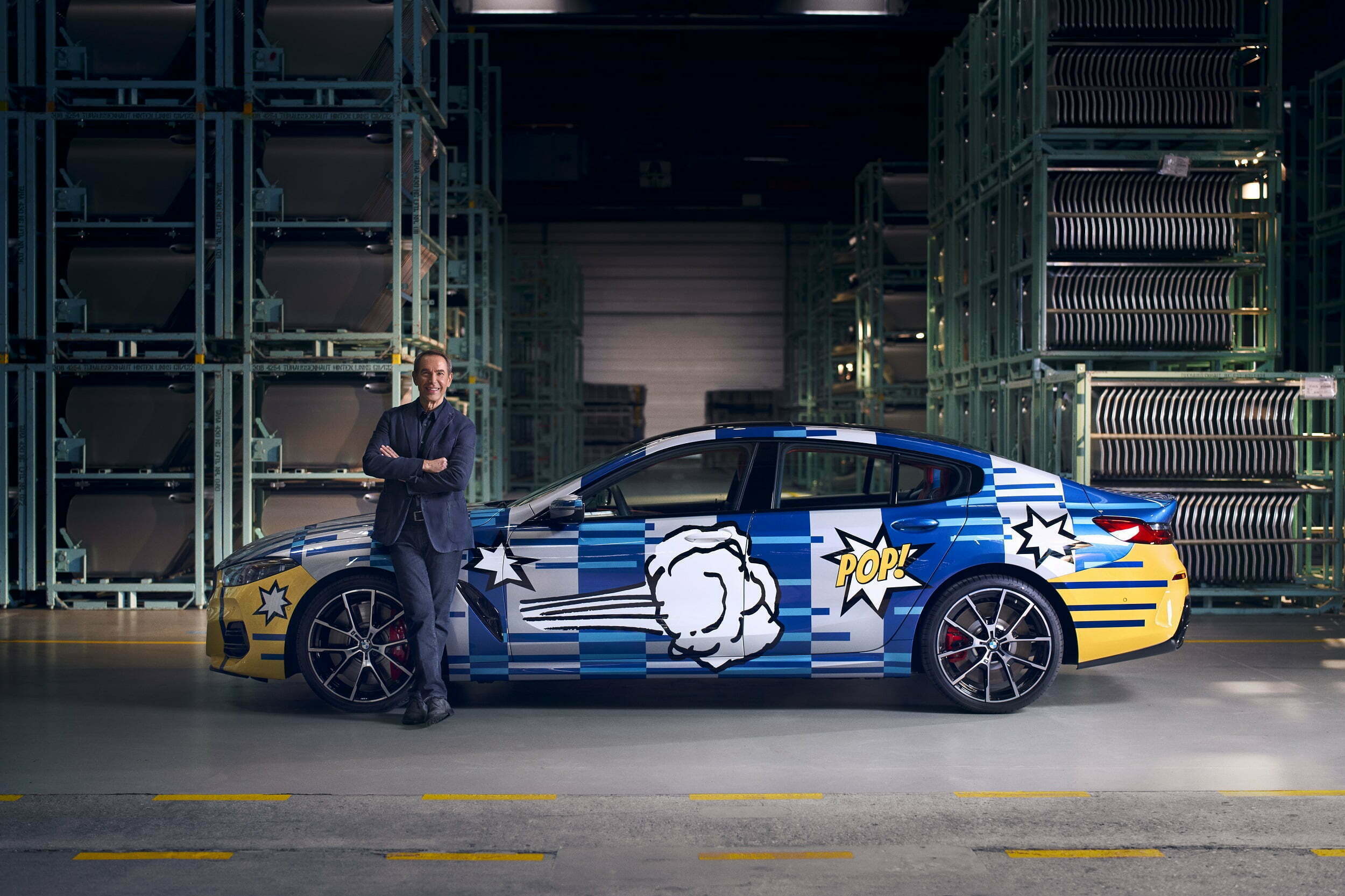 BMW 8 Series Jeff Koons Art Car Is Absolutely Stunning Like BMW Any Art Car Of The Past (1)