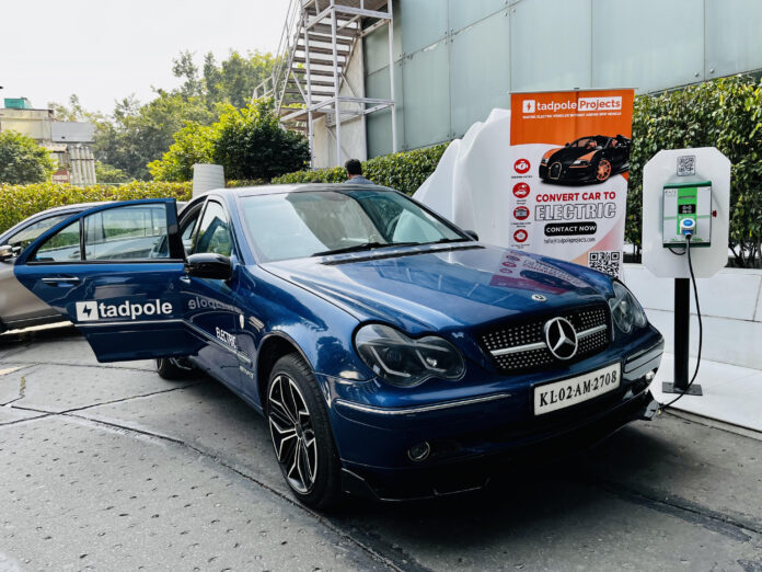 Mercedes C-Class Petrol Converted Into Electric By Tadpole Projects (3)