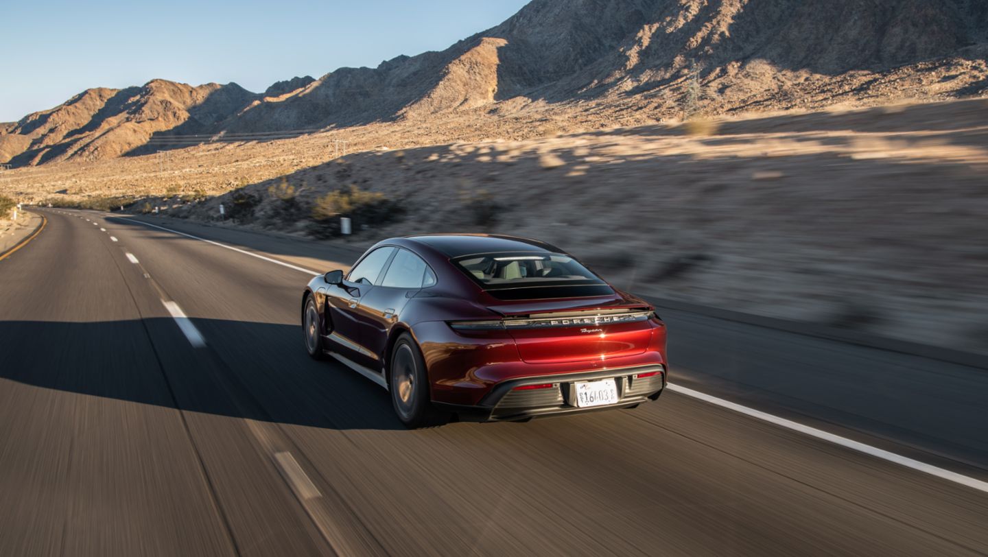 Porsche Taycan Goes From One Coast To Another Across The USA (2)