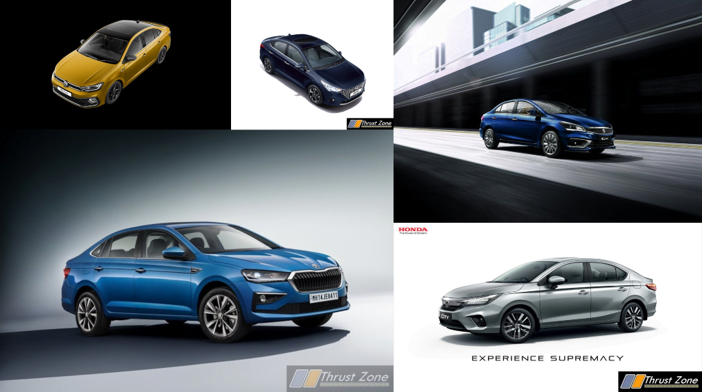 Volkswagen Virtus Vs Rivals - Honda City, Skoda Slavia, Hyundai Verna - Specification Comparison (1)