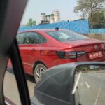 Volkswagen Virtus Seen On Road After Reveal (2)