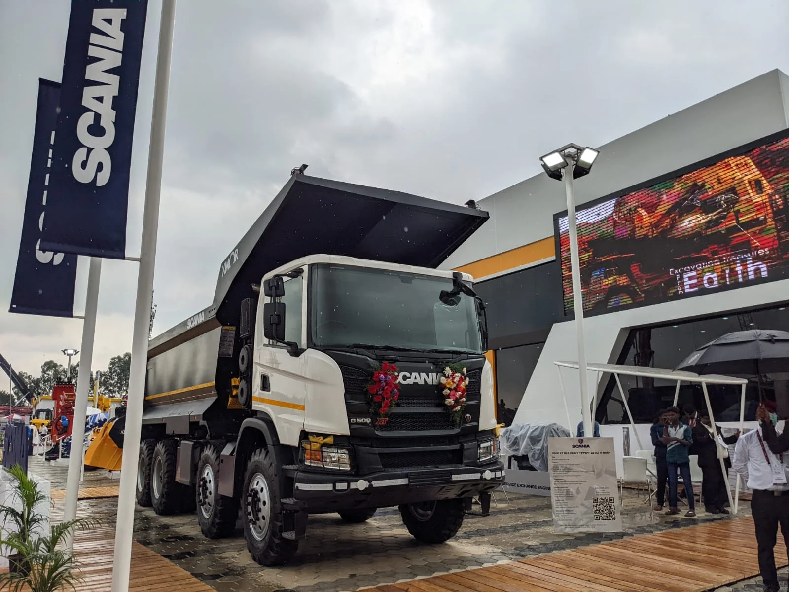 Scania Commercial Vehicles Showcase Heavy Tipper At EXCON 2022