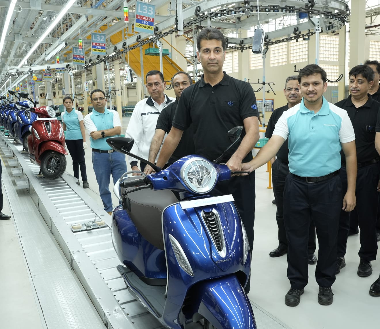 Bajaj Chetak Rolls Out Of The Same Facility It Did 50 Years Ago! (1)