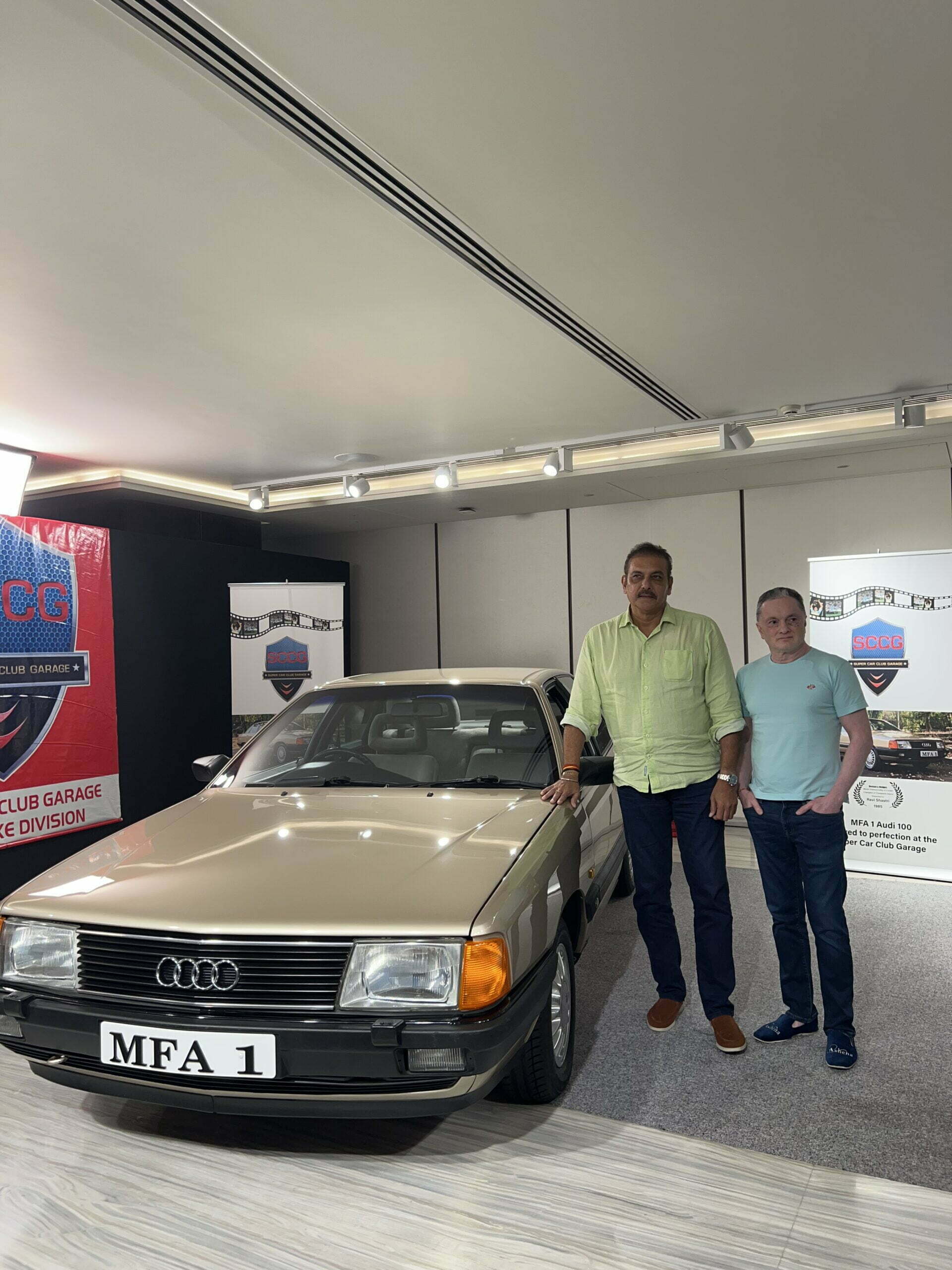 Ravi Shastri's Audi 100 Restored (1)