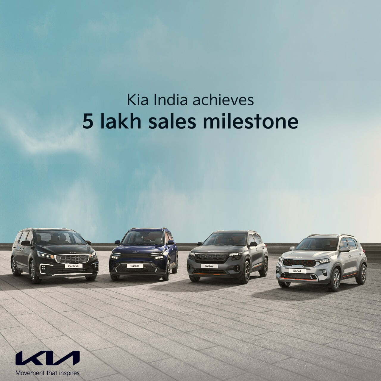 Kia Sales Surpass 5 Lakh Units In Three Years Since Debut! 
