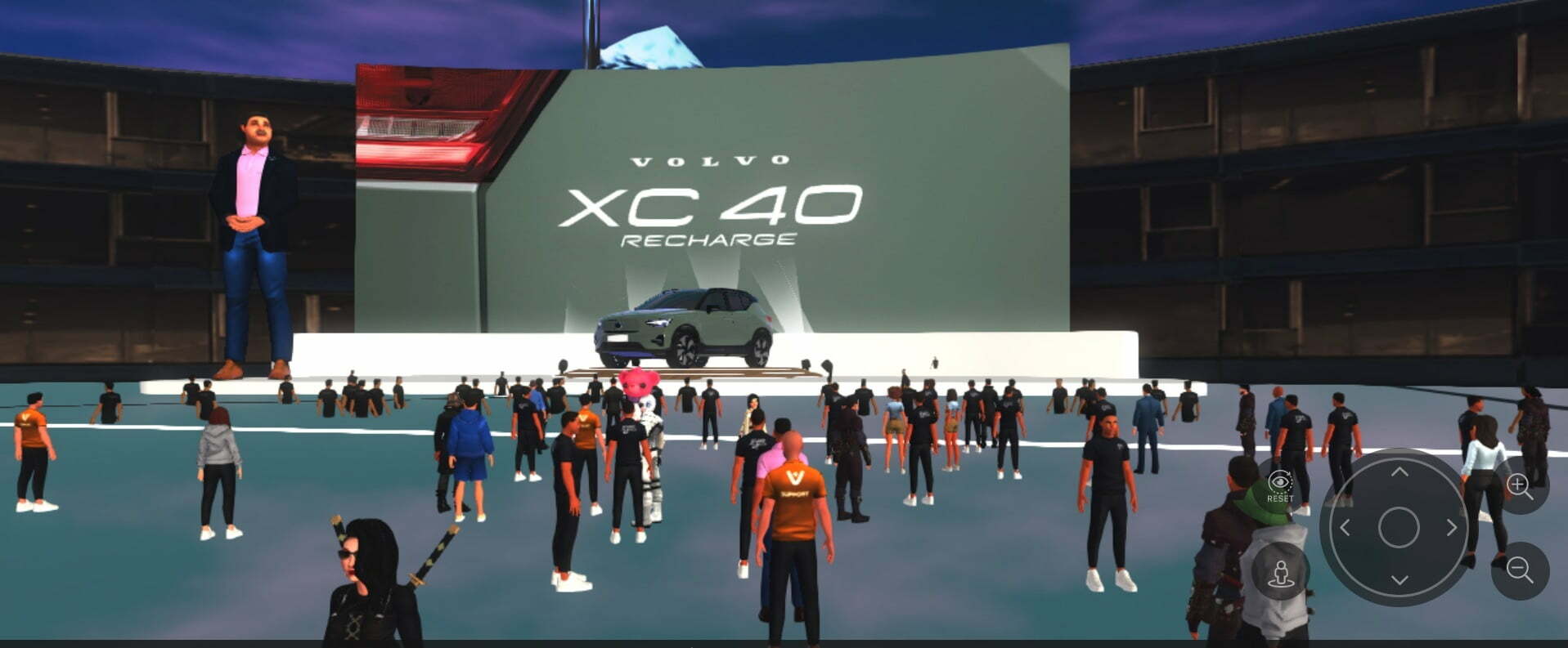 XC40 Recharge launch at VolvoVerse