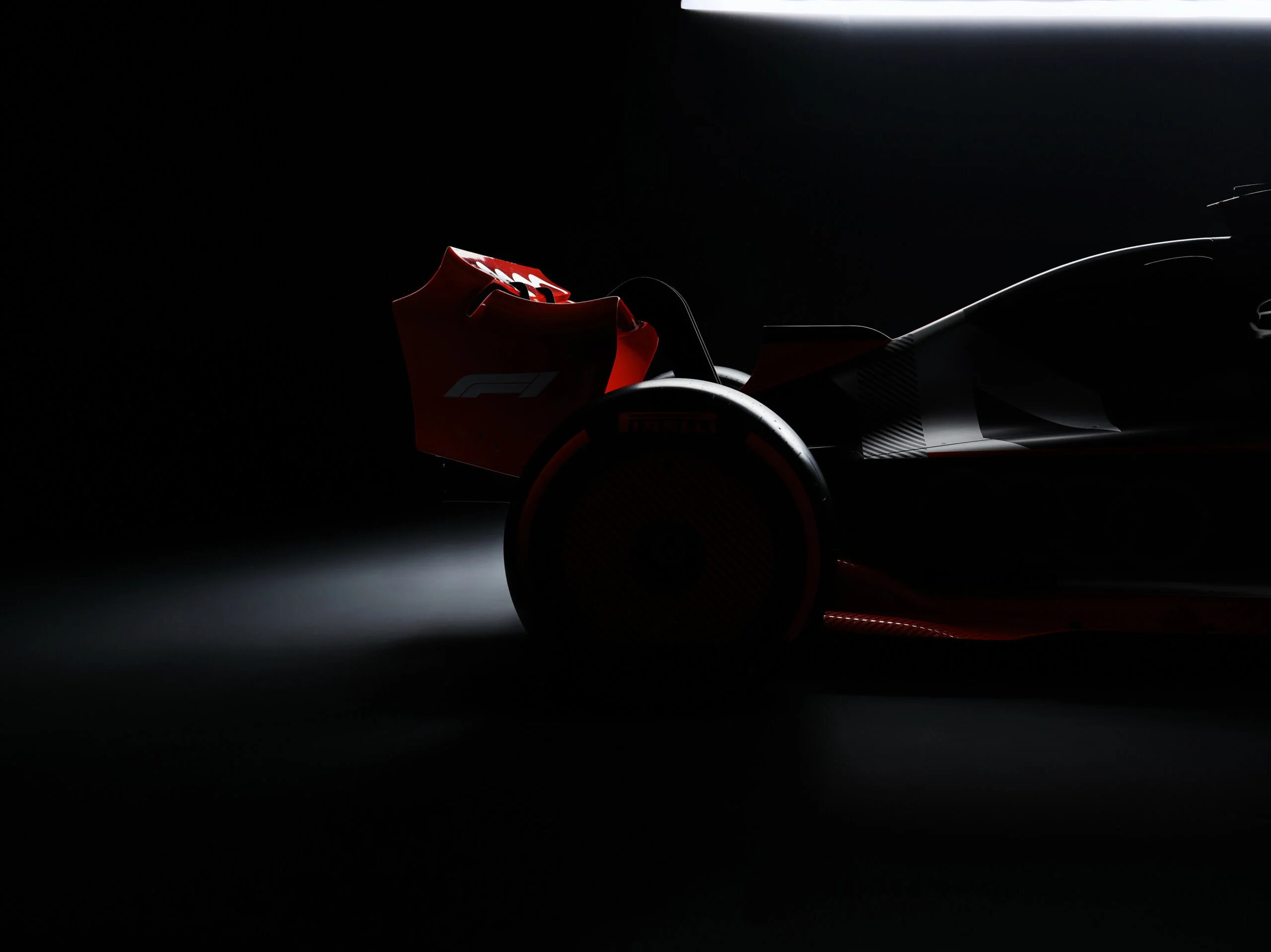 Showcar with Audi F1 launch livery